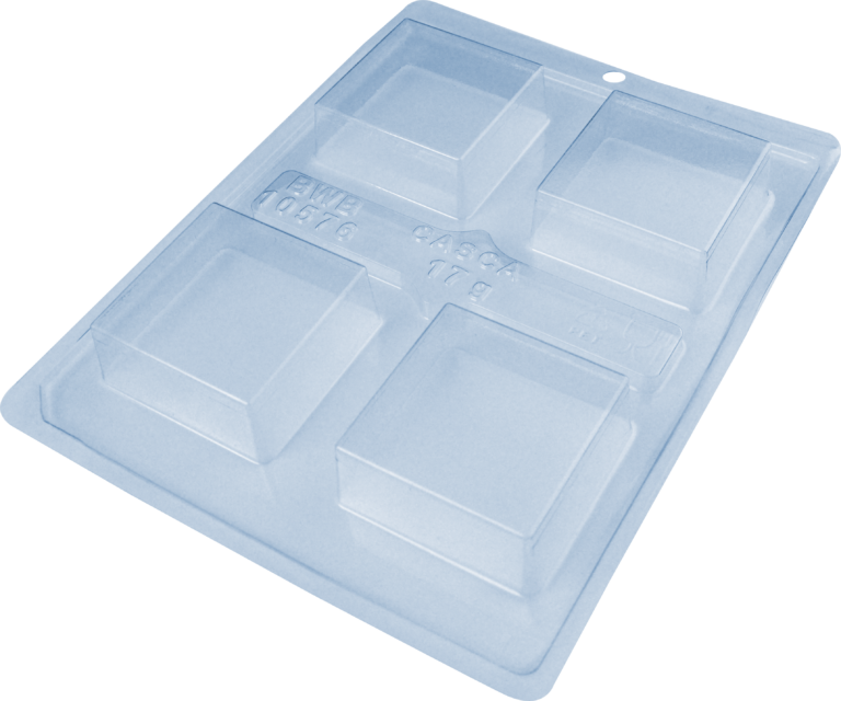 Square Large Brazilian Honey Bread 3-Part Chocolate Mold (BWB)