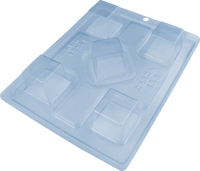 Thumbnail for Square Cup 3-Part Chocolate Mold (BWB)