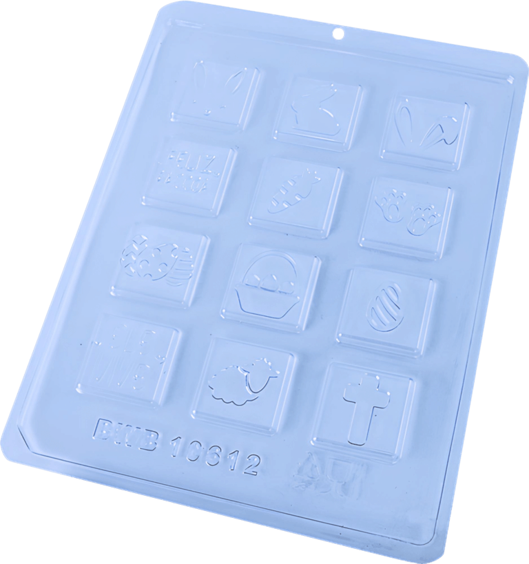 Square Easter Chocolates Standard Chocolate Mold (BWB)