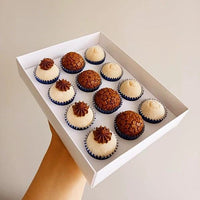 Thumbnail for 12 cavities Dessert Box With Clear Lid (10 pack)