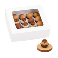 Thumbnail for Clear-Window Box for 25 Candies or Brigadeiros – With Removable Tray | Pack of 10 Units