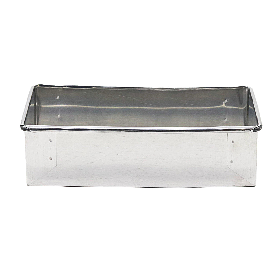 Aluminum Pan for Slice Cake Size: 30 x 10 x 10cm (L x W x H)