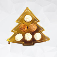 Thumbnail for 6 cavities Clear/Gold Christmas Tree Candy case (5 count)