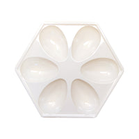 Thumbnail for 6 Cavities 50g Easter Egg White/Clear Case  (5 count)