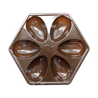 Thumbnail for 6 Cavities 50g Easter Egg Brown/Clear Case  (5 count)