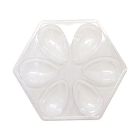 Thumbnail for 6 Cavities 50g Easter Egg Clear Case  (5 count)