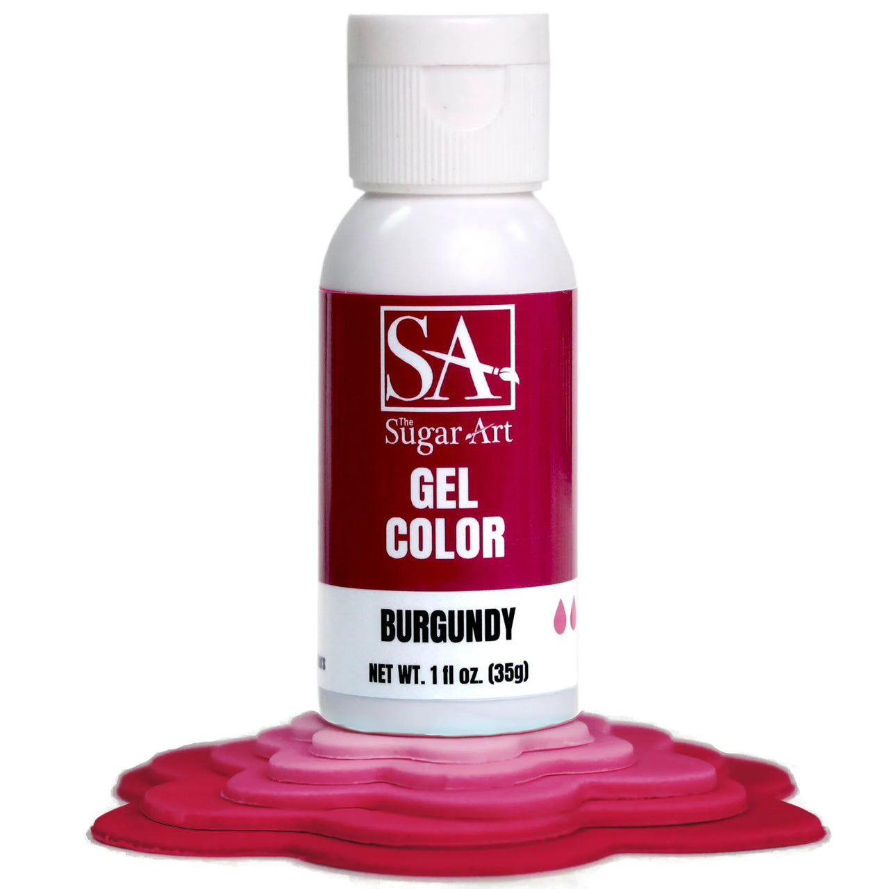 Burgundy Gel Color 1oz (35g)