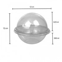 Thumbnail for 12cm Spherical Container for Desserts (3-Pck) Clear