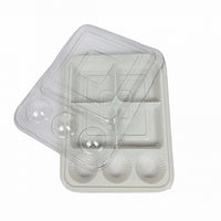 Thumbnail for Container for 4 Slice Brownies and 3 candies (5-Pack) White