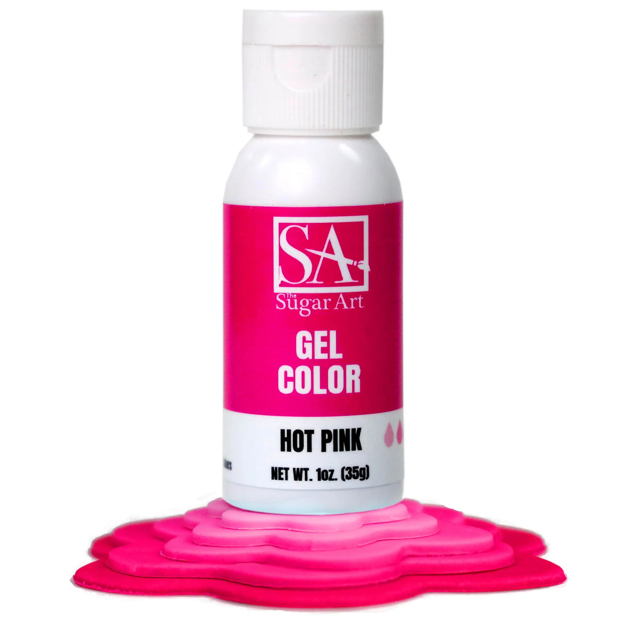 Hot Pink Gel Color 1oz (35g)