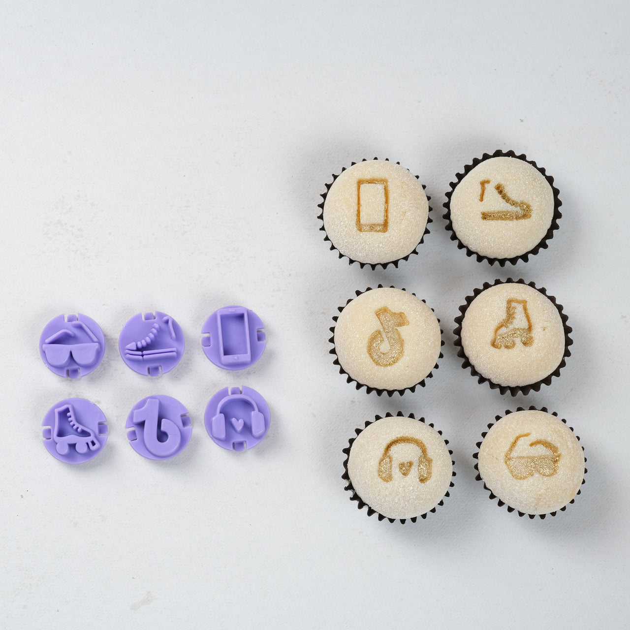 "Young Accessories" Embossing Candy Stamp Set  (7 pieces) Jovem