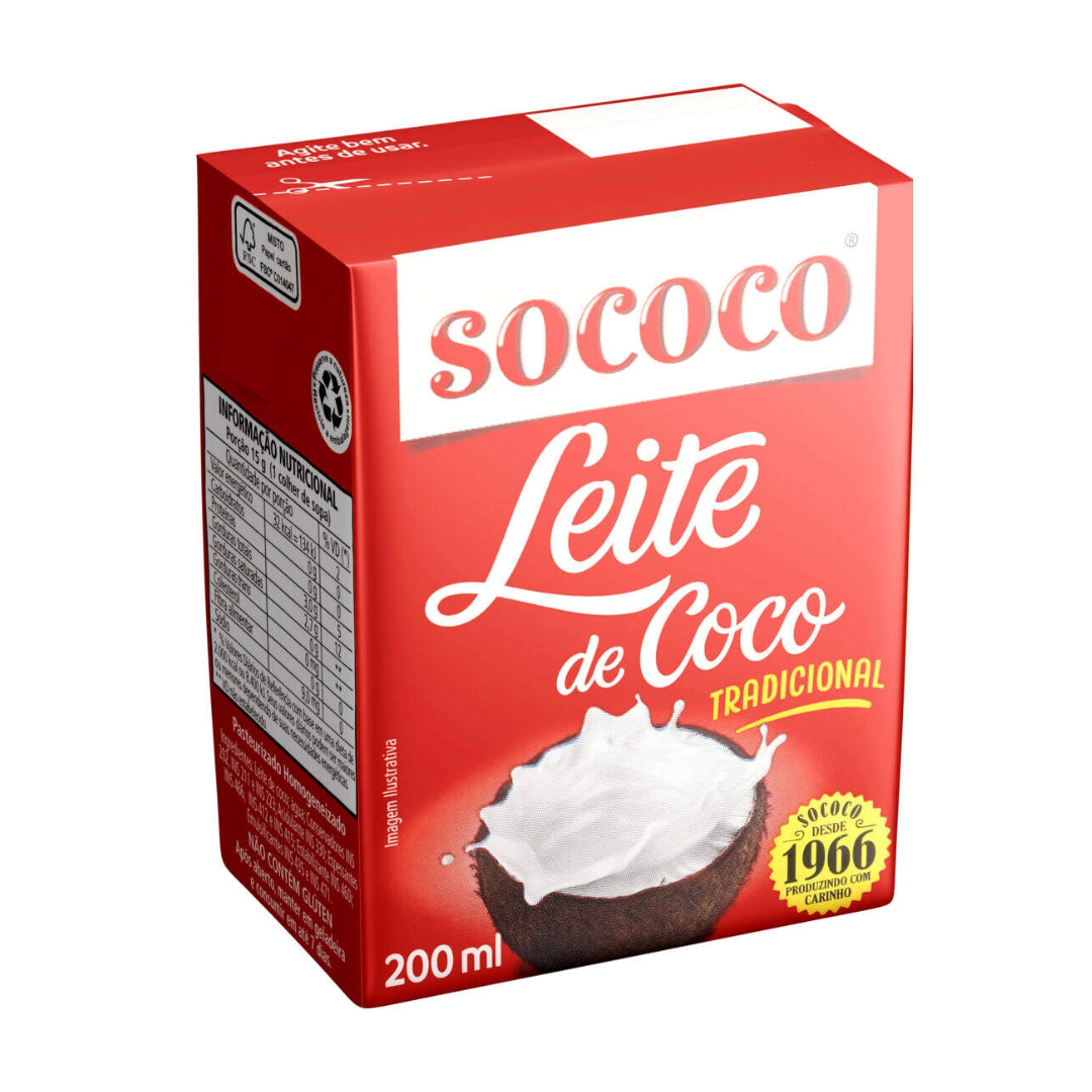 Sococo Thick Coconut Milk 200ml (6.76 oz)