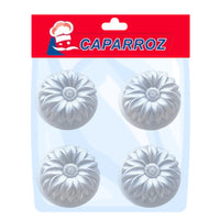 Thumbnail for Mini Decorative Aluminum Pans – Sunflower Shape (3.5 x 1.6 in) 9 x 4cm | Caparroz – Set of 4