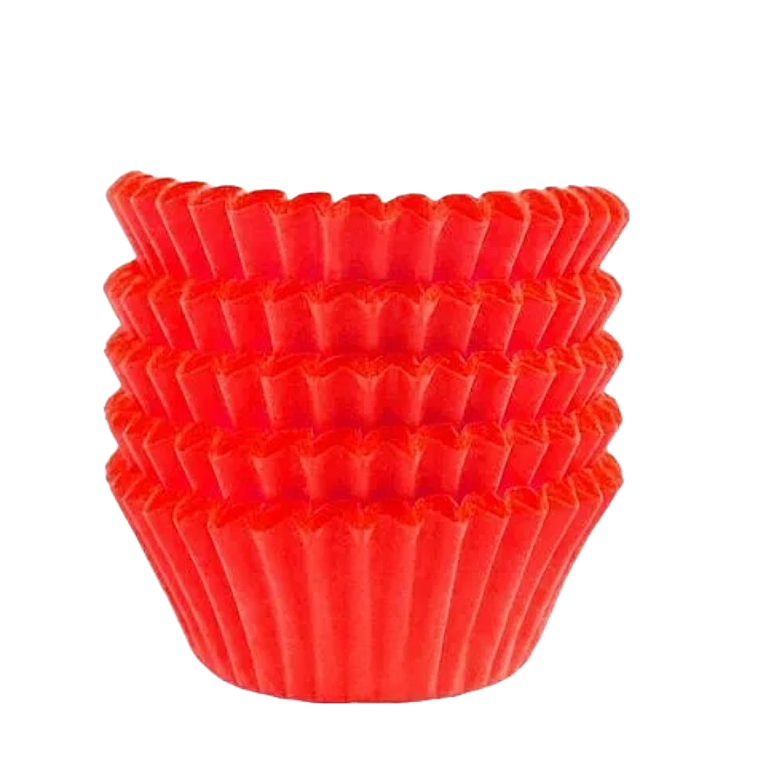 Premium Greaseproof Paper Candy Cups for Brigadeiros – RED