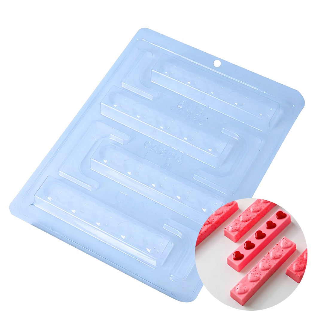 Small Love Bar 3-Part Chocolate Mold (BWB)