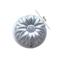 Thumbnail for Mini Decorative Aluminum Pans – Sunflower Shape (3.5 x 1.6 in) 9 x 4cm | Caparroz – Set of 4