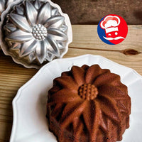 Thumbnail for Mini Decorative Aluminum Pans – Sunflower Shape (3.5 x 1.6 in) 9 x 4cm | Caparroz – Set of 4