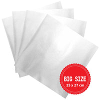 Thumbnail for Wrapping for Bolo Gelado | Shiny Silver BIG SIZE 25x27cm (50 Pack)