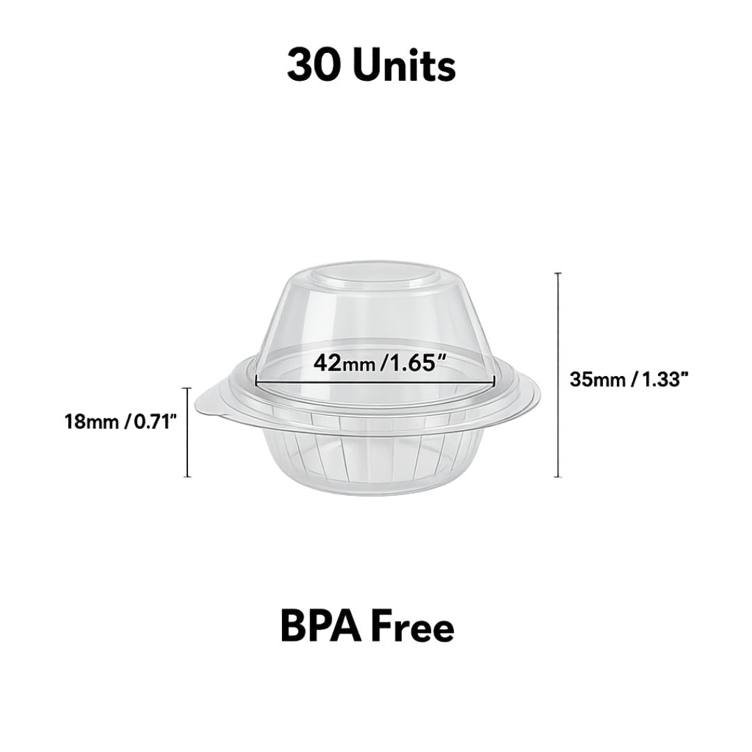 BWB Single cavity Clear/Clear Candy case (30 count)