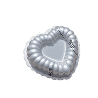 Thumbnail for Decorative Heart-Shaped Mini Aluminum Baking Pans – Set of 4 (3.5 x 1.6 in) | Caparroz