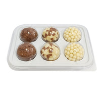 Thumbnail for 6 Cavities Clear/White Candy Case (5 count)