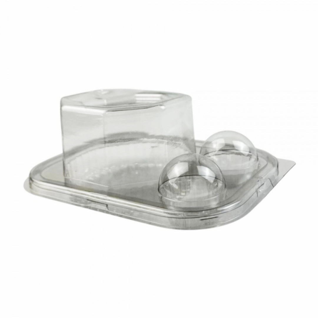 Case for mini-Cake and 2 Candies (5-Pack) Clear