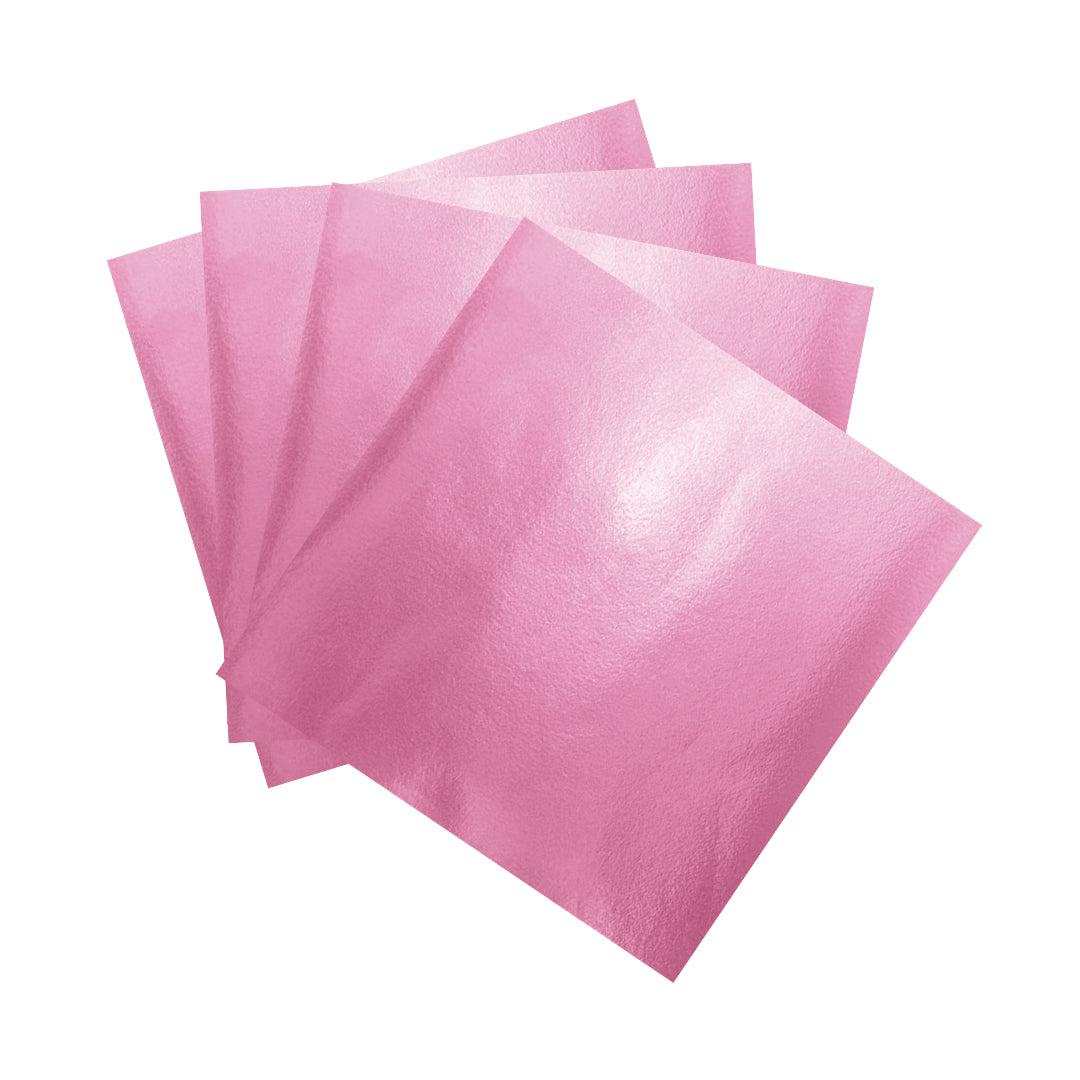 Wrapping for Bolo Gelado | Shiny Pink 20x22cm (50 Pack)