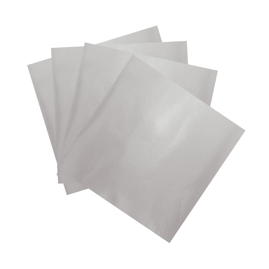 Wrapping for Bolo Gelado | Matte/Fosco Silver 20x22cm (50 Pack)