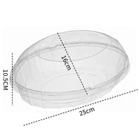 Thumbnail for 67oz Oblong Colomba Container, Dome Lid (10-Pack)