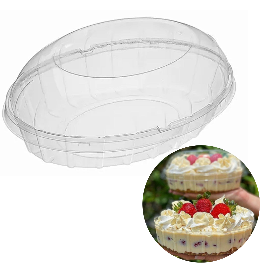 67oz Oblong Colomba Container, Dome Lid (10-Pack)