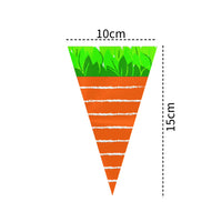 Thumbnail for Carrot Cone-Shaped Plastic Bags - Pack of 50