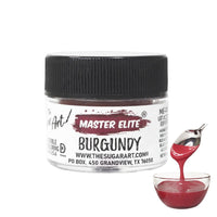 Thumbnail for Burgundy Edible Paint Powder Elite Color™ (4g Jar)