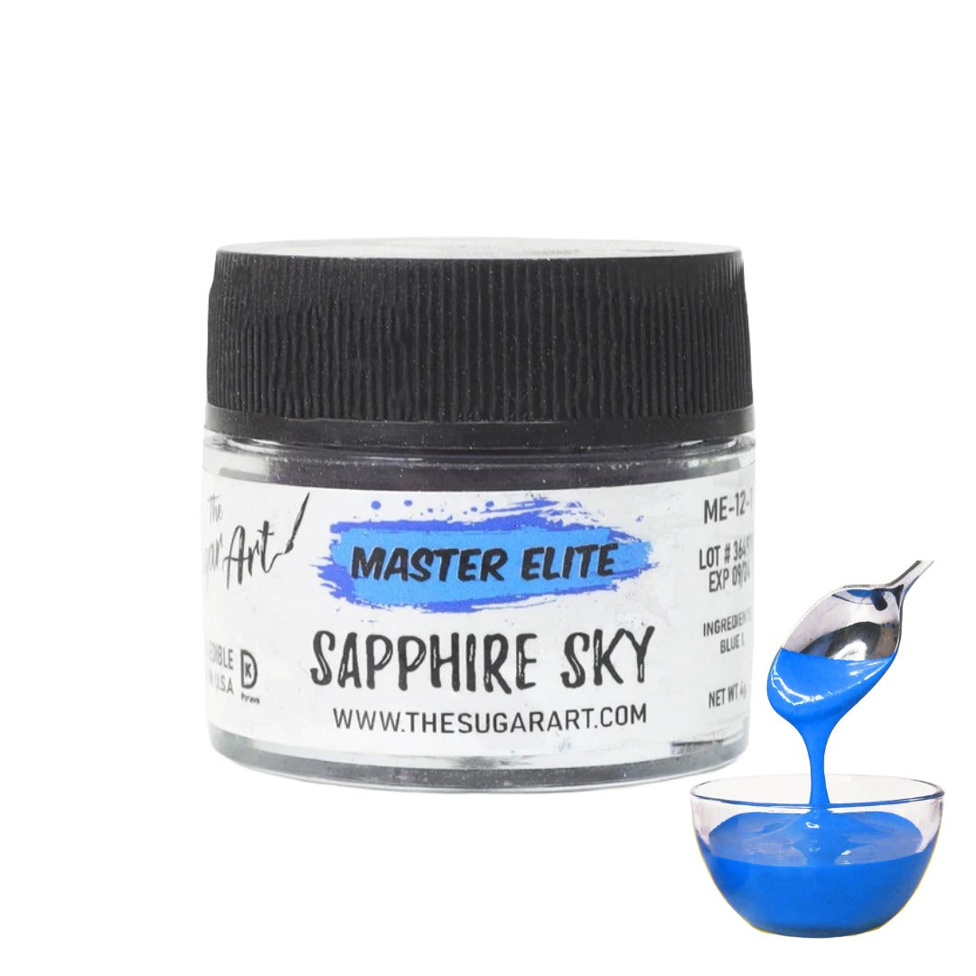 Sapphire Sky ME Edible Paint Powder Elite Color™ (4g Jar)