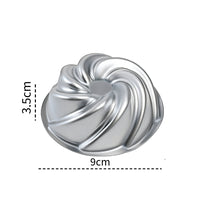 Thumbnail for Mini Swirl Bundt Cake Pans – 9x3.5cm Aluminum Set of 6 by Caparroz
