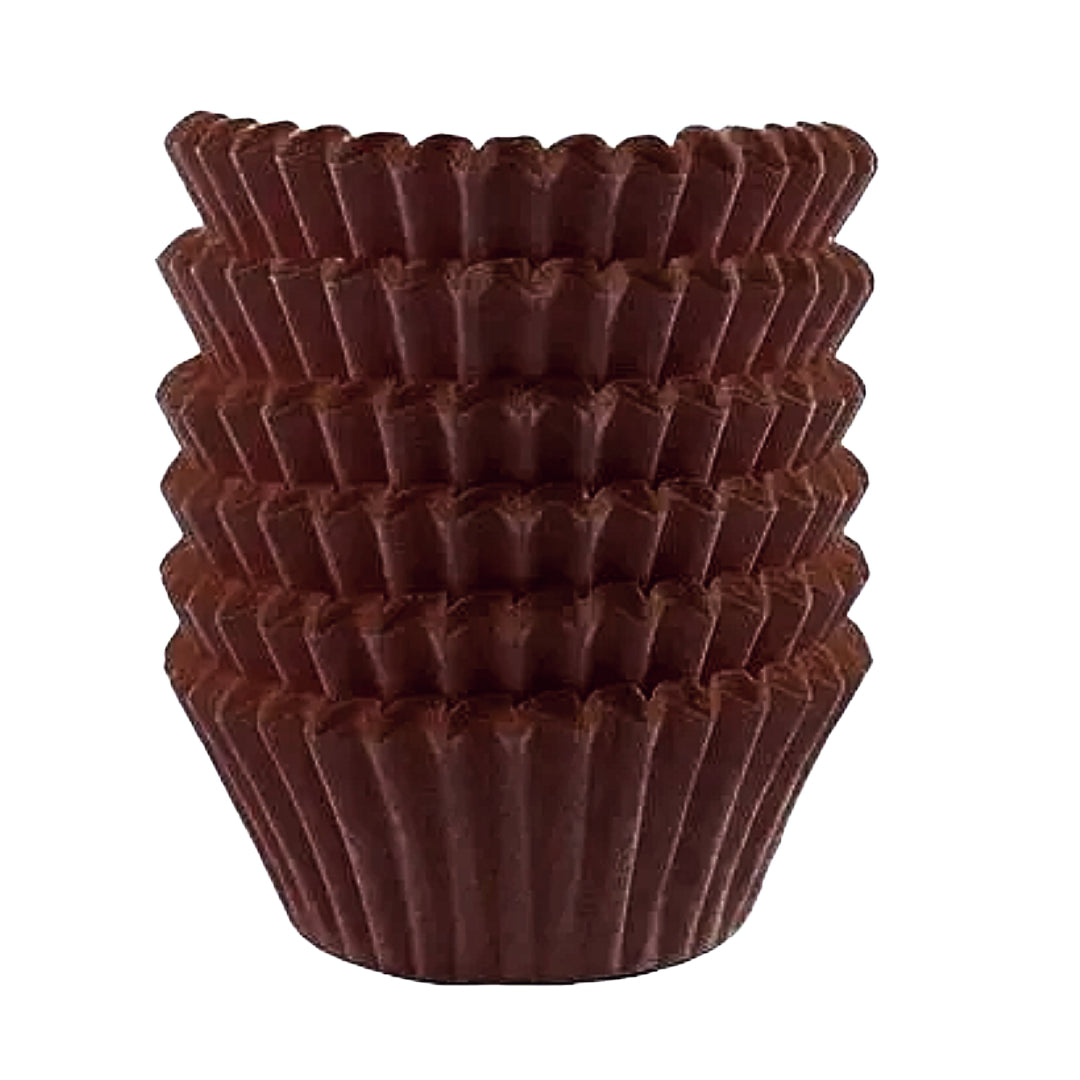 Premium Greaseproof Paper Candy Cups for Brigadeiros – BROWN