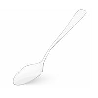 Thumbnail for 9.5cm Mini Clear Rigid Plastic Spoons - 50 Pack