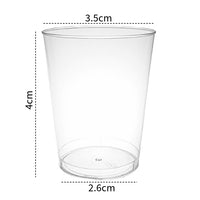 Thumbnail for Mini Clear Rigid Plastic Dessert Cup 100 Pack (30ml Capacity)