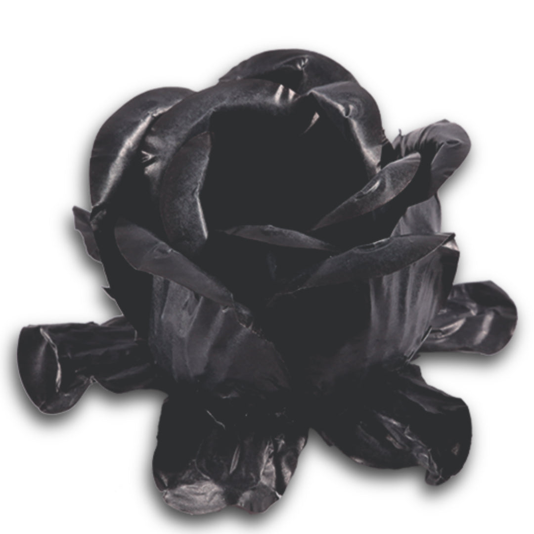 Queen Flower Truffle Wrapper - Black (30 Pack)