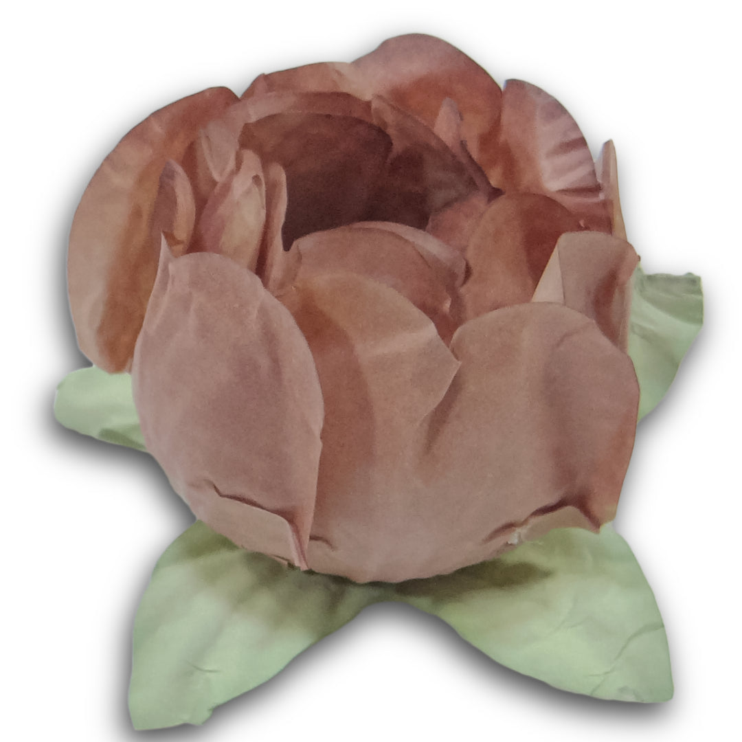 Princess Flower Truffle Wrapper – Warm Mocha (30 Pack)