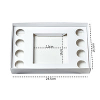 Thumbnail for Box for Bento Cake + 8 Sweets with Clear Lid – Sturdy Paper | Pack of 10