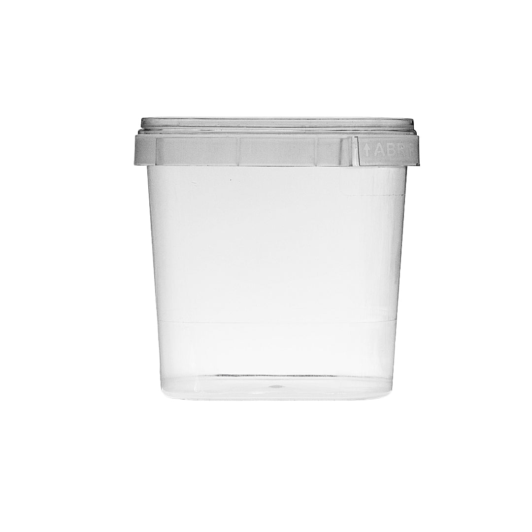 Rounded Containers For Cake In A Jar With Lid  (220ml) - 10 Pack