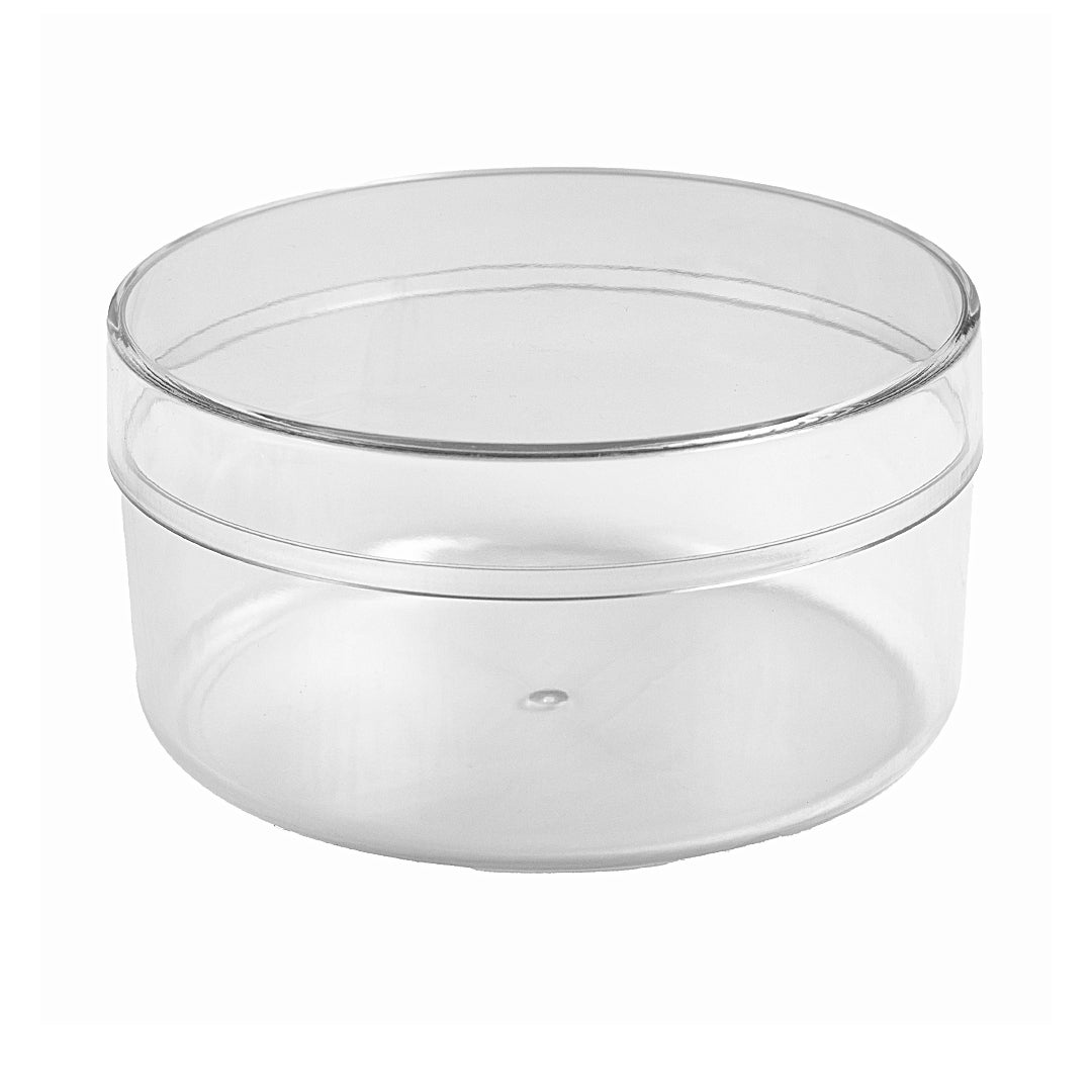 Rounded Crystal Plastic Cake Box 500ml Capacity