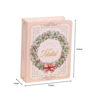 Thumbnail for 6 Cavities Christmas Brigadeiro Book Box with Velcro Closure – Grace Theme (5 Pack)