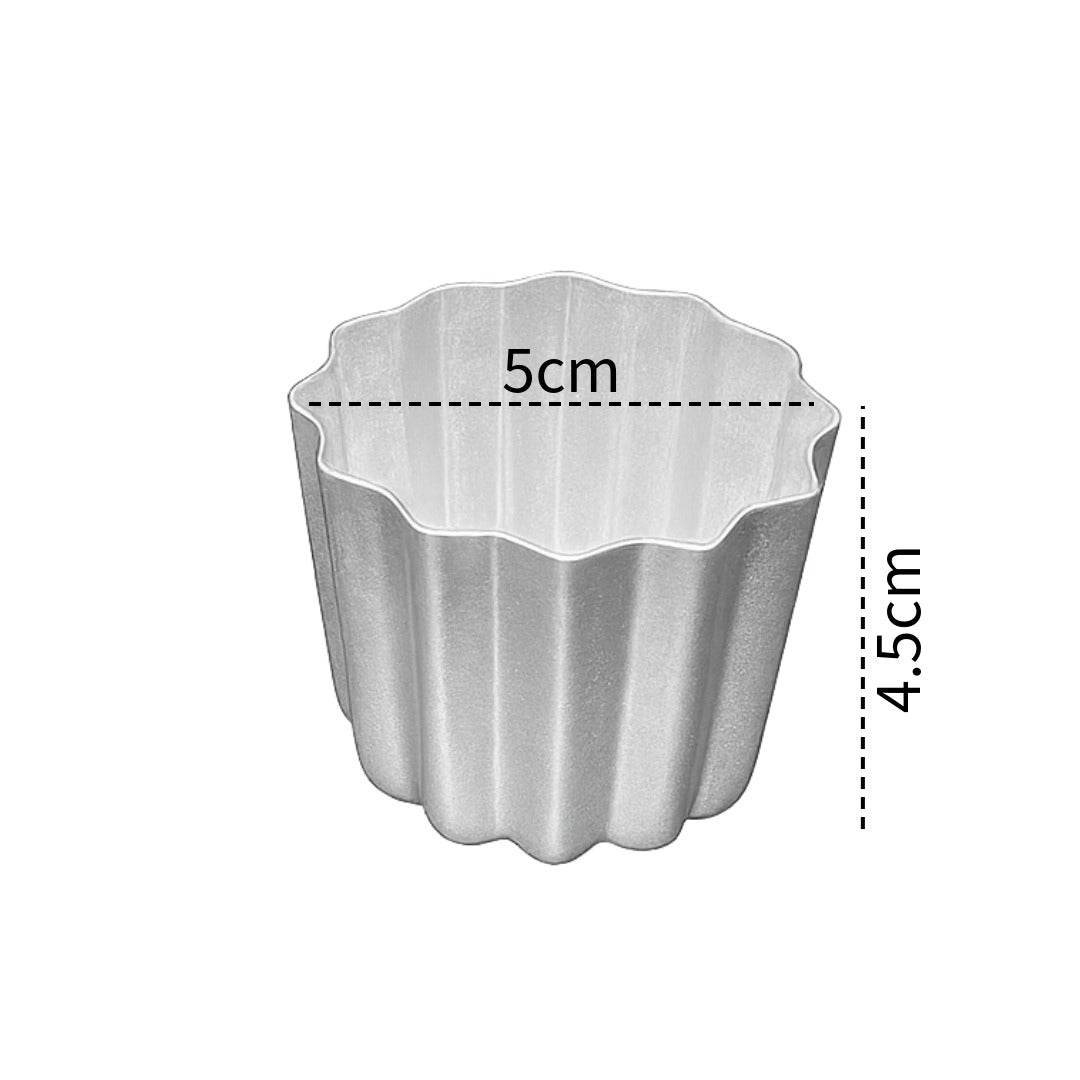 Canelé Mold – Aluminum Baking Mold (Set of 6) – 5 cm x 4.5 cm