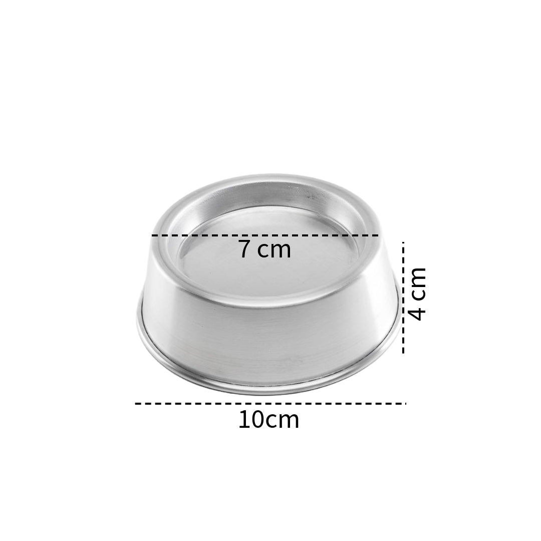 Mini Savarin Mold – Set of 3 – Baby Size 10x4cm – Aluminum Dessert Ring by Caparroz