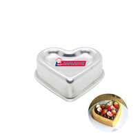 Thumbnail for Aluminum Mini Cake Pan with Heart Design 12x13x4.5cm (LxWxH)