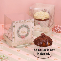 Thumbnail for Panettone Box 500g with Acetate Lid - Grace Theme | Elegant Christmas Packaging (5 Units)