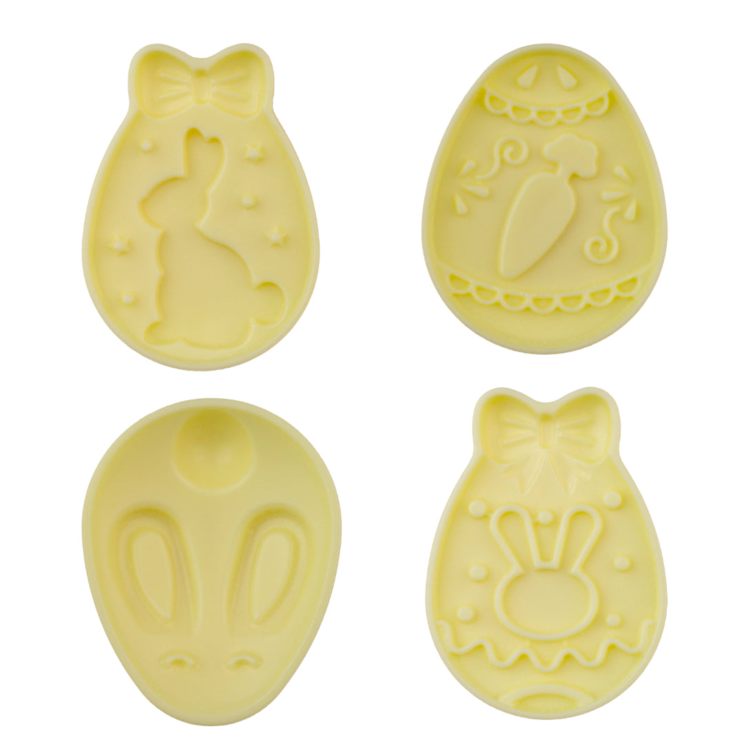 Brigadeiro Ejector Mold 4 designs Set (Easter Egg Design) BlueStar