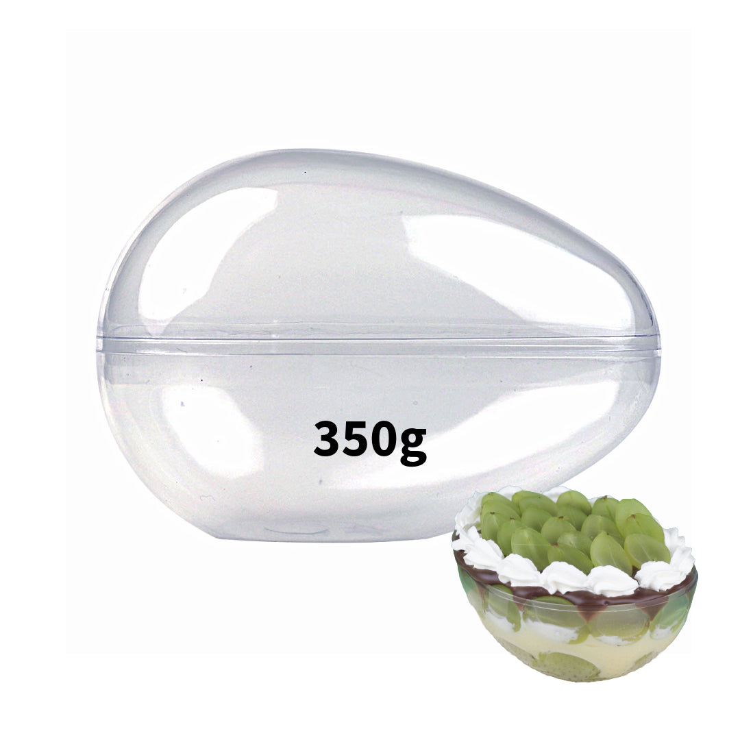 Easter Egg Crystal Shell (350g) - Set of 4 Pieces Includes Spoon