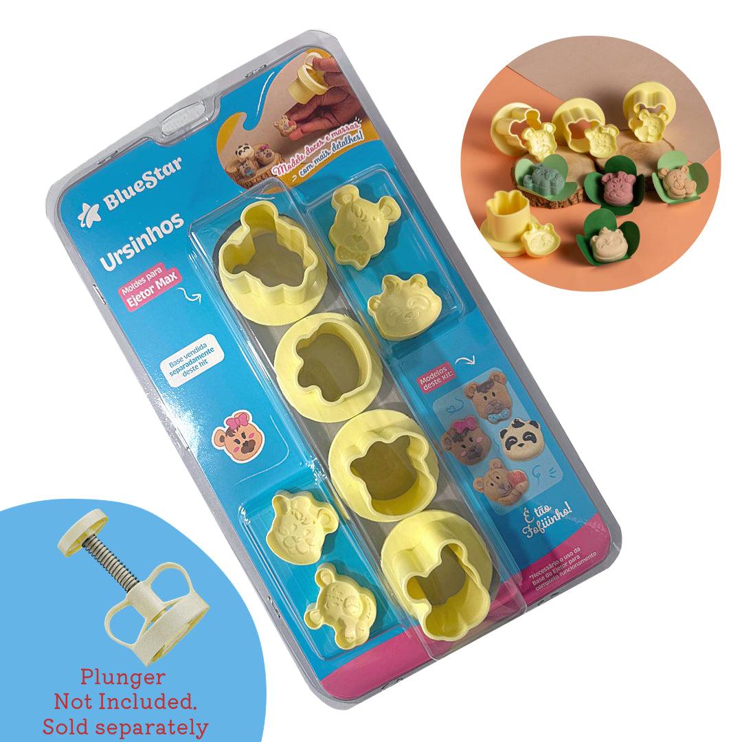 Teddy Bears Brigadeiro Mold - 4 designs Set